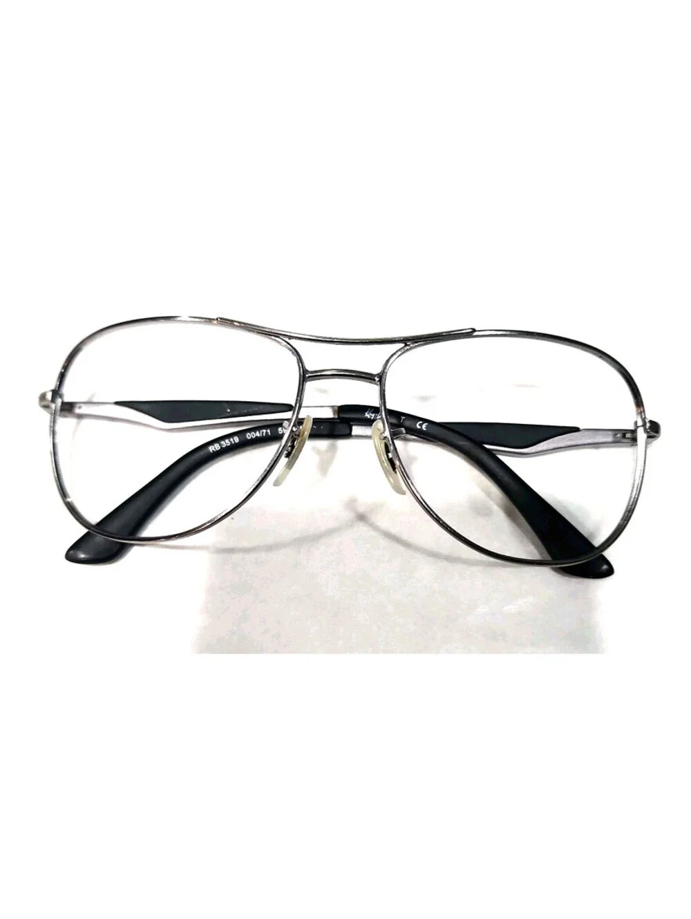 Ray Ban RB3519 004/71 Gunmetal Aviator Sunglasses Frame 59-15